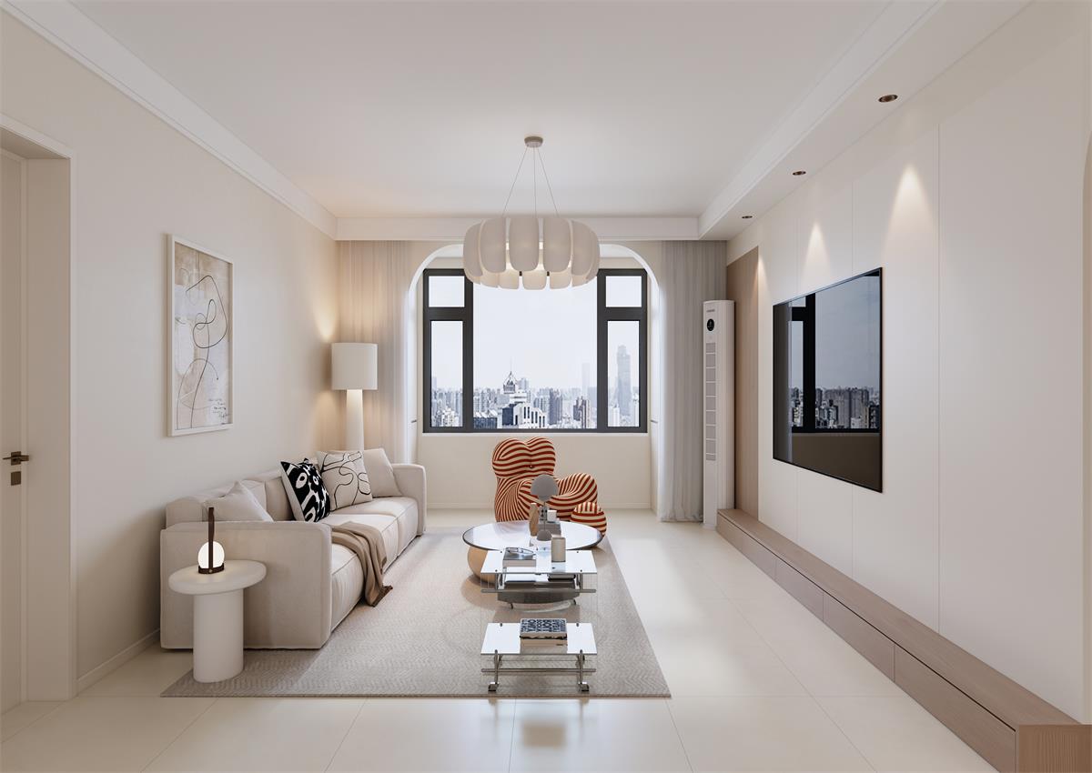 悅?！ぬ鞚櫢?53㎡ | 自帶溫柔濾鏡！奶油風(fēng)的家簡直是「松弛感」頂流！