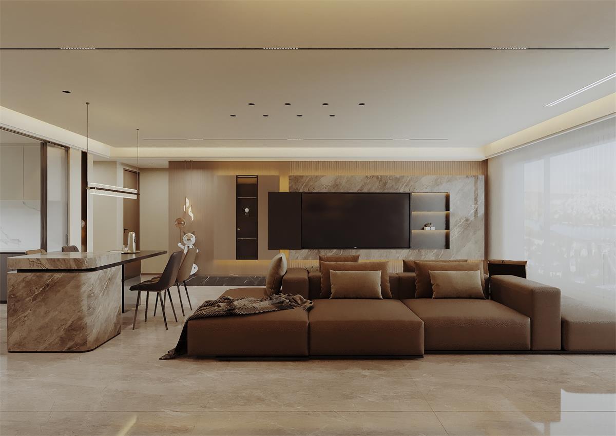 中恒央御143㎡ | 朋友說：品味不錯哦！你家意式輕奢風顯貴又好看