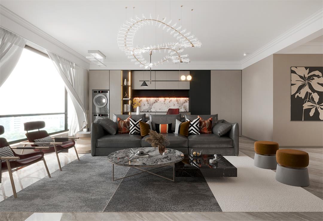 民生北府133㎡ | 沒跟風(fēng)！自己做主裝了現(xiàn)代風(fēng)的家，實(shí)用又耐看！