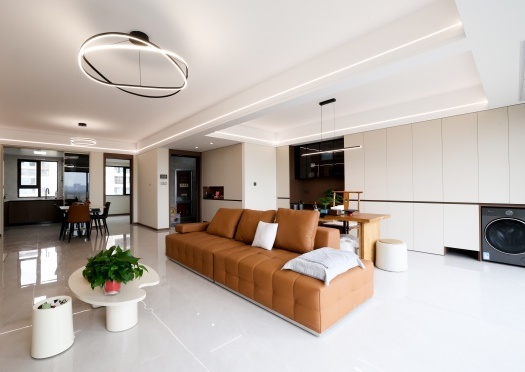 實(shí)景首發(fā) | 不做網(wǎng)紅造型！這套133㎡簡約風(fēng)的家，治愈往后余生~